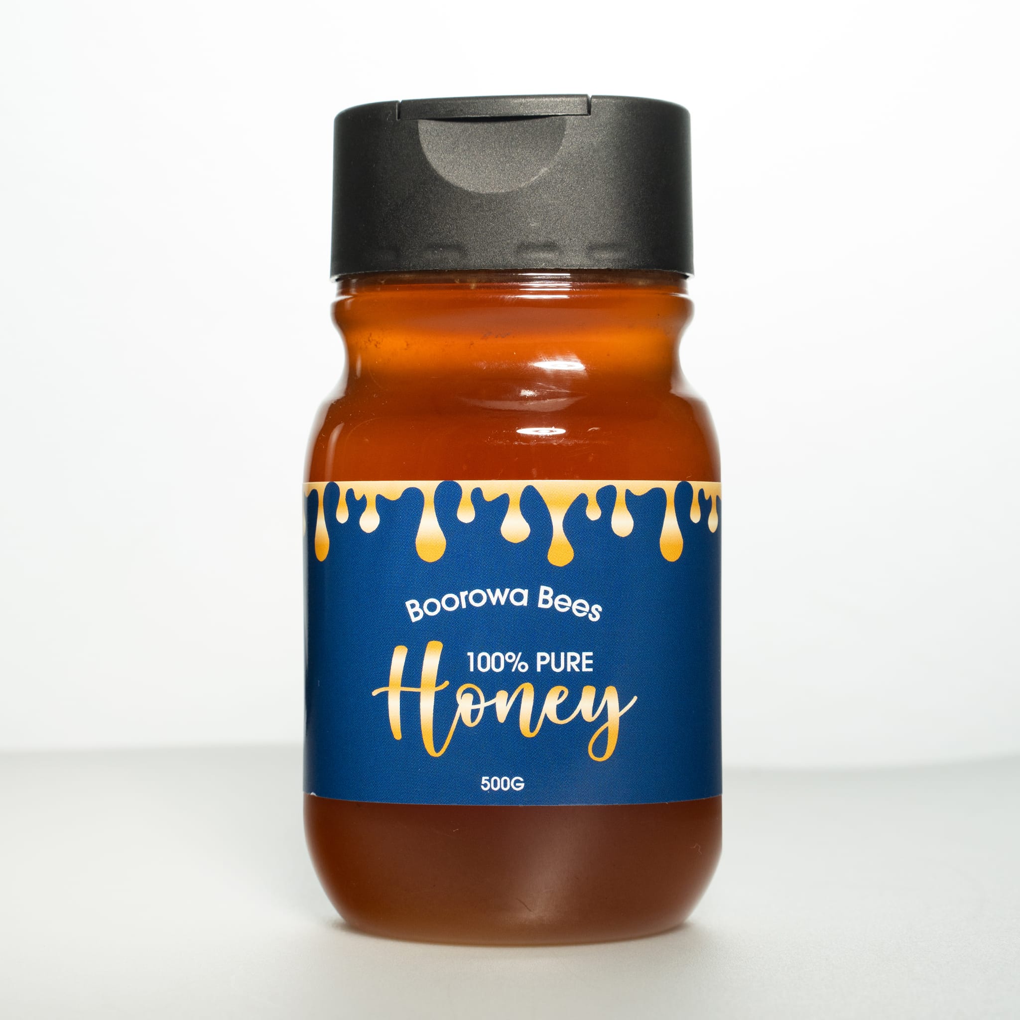 Premium Raw Australian Bush Honey – 500g Squeezy Bottle