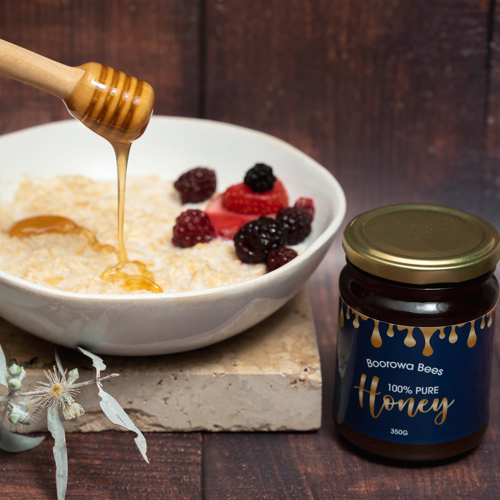 Premium Raw Australian Bush Honey – 350g